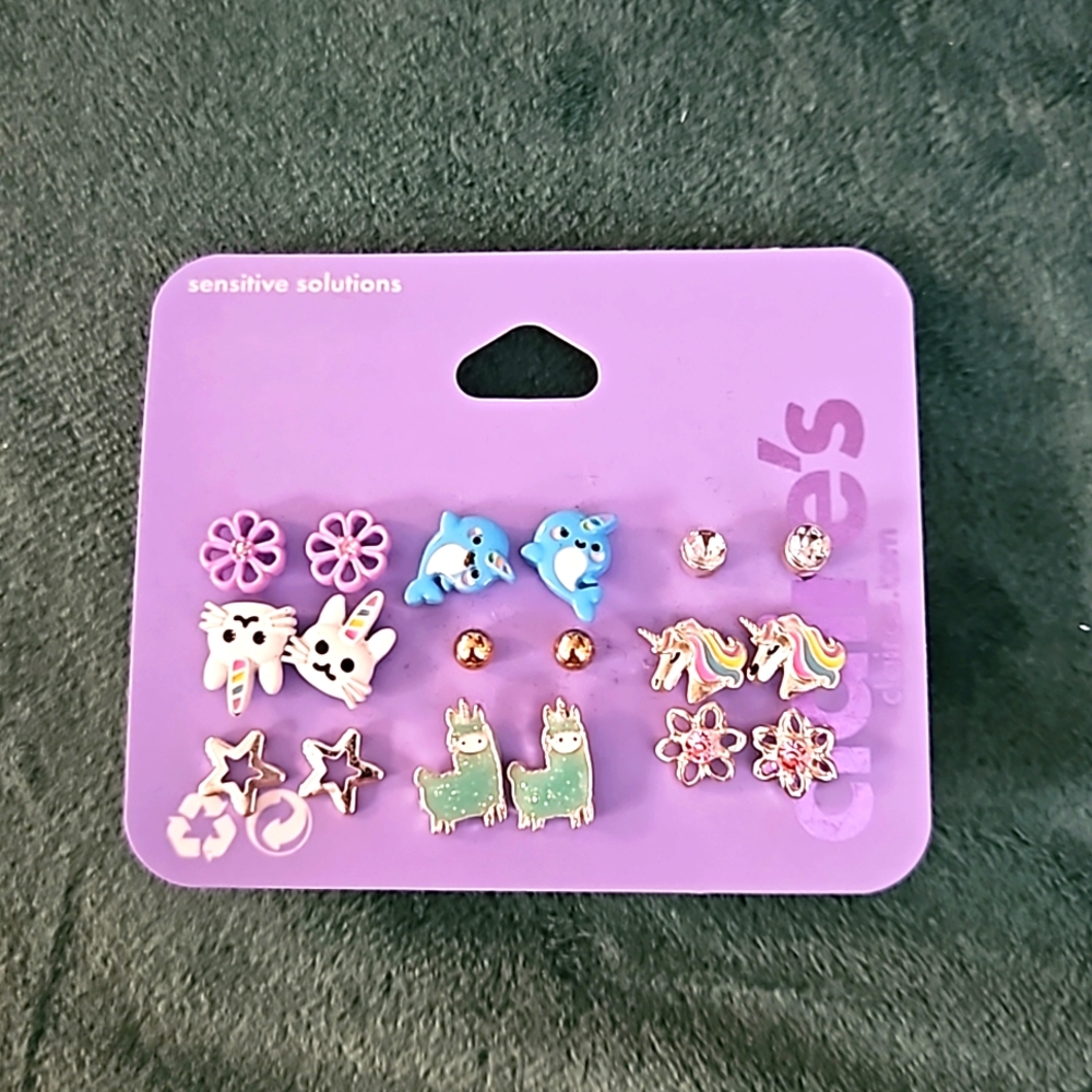 Claire's Spring Unicorn Earrings